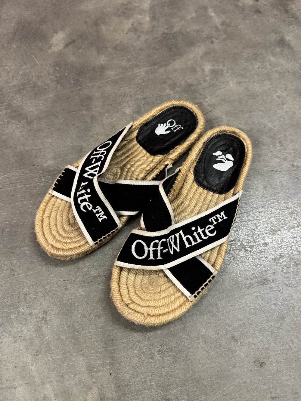 Off-White Women’s Espadrille Crisscross Sandals